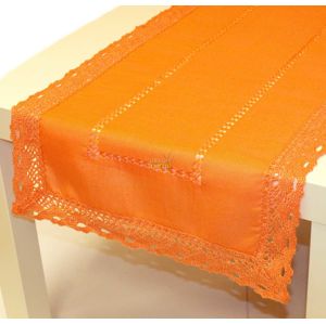 Obrus celoročná, Vintage colour, oranžový, obdĺžnik 40 x 90 cm